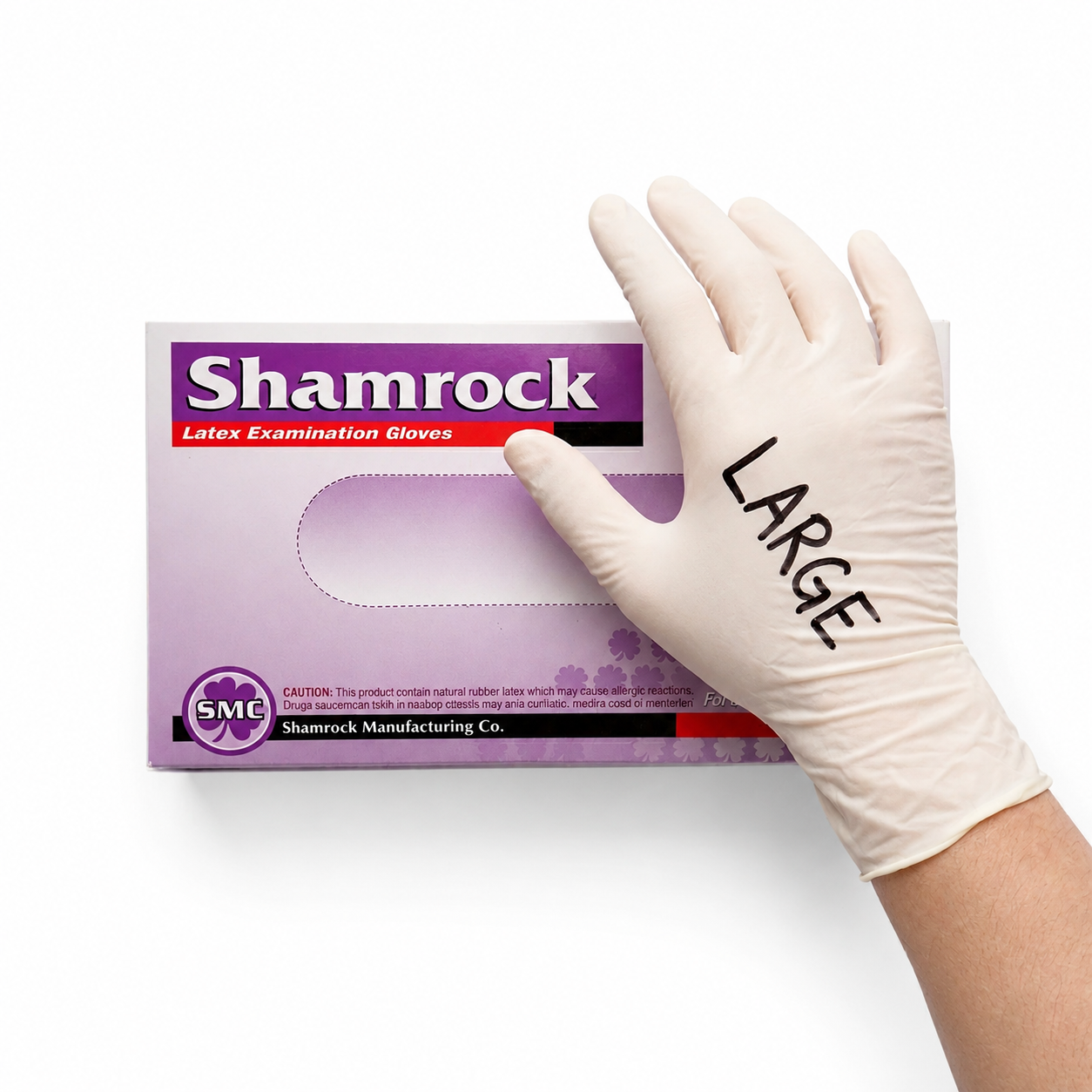 دستکش لاتکس Shamrock لارج