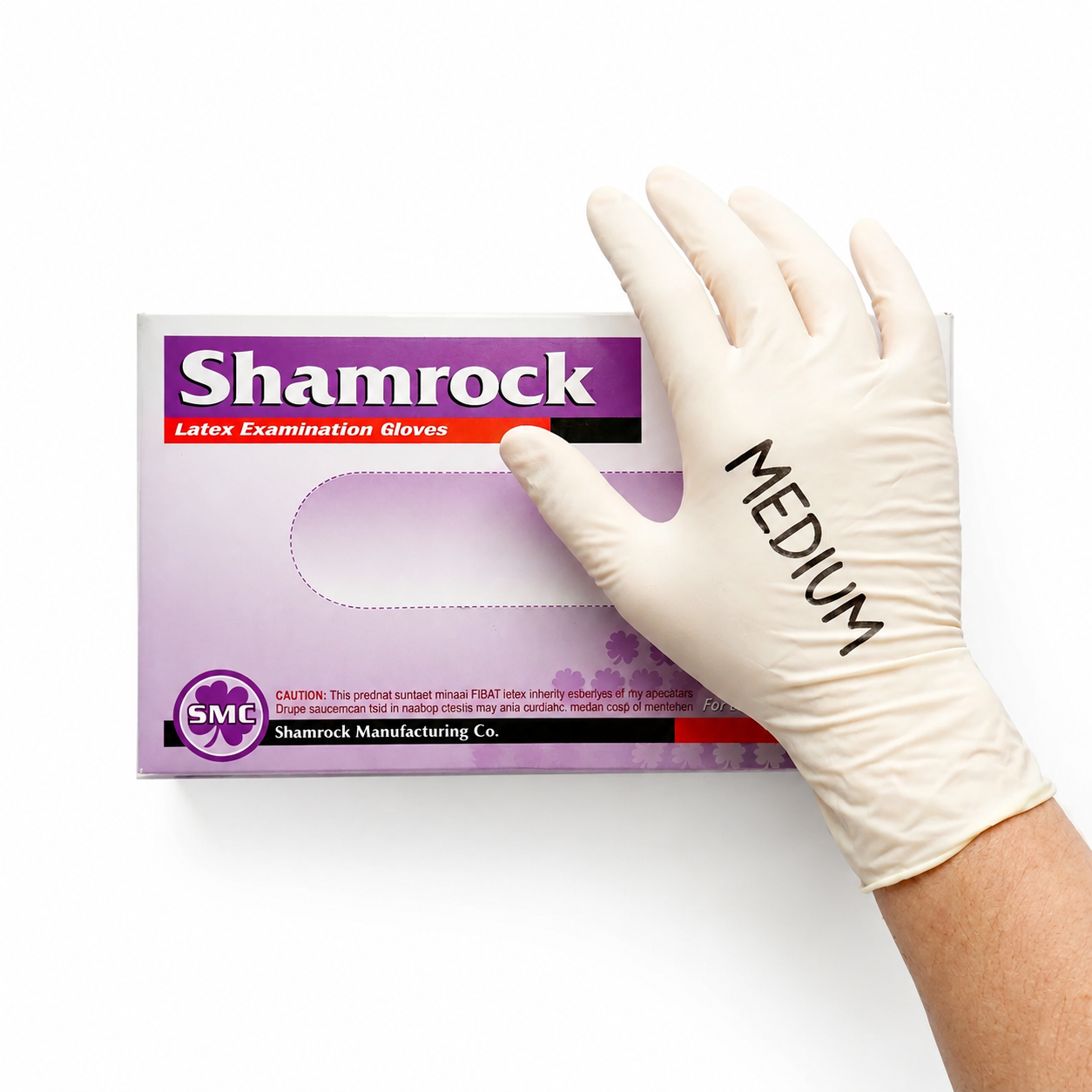 دستکش لاتکس Shamrock مدیوم